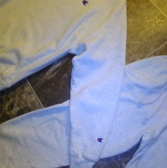 Champion Tracksuit, All White Reverse Weave - Picture 10 of 13